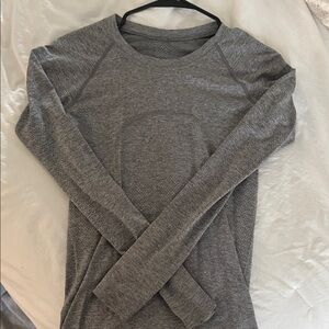 Lululemon Swifty Tech Long Sleeve Gray